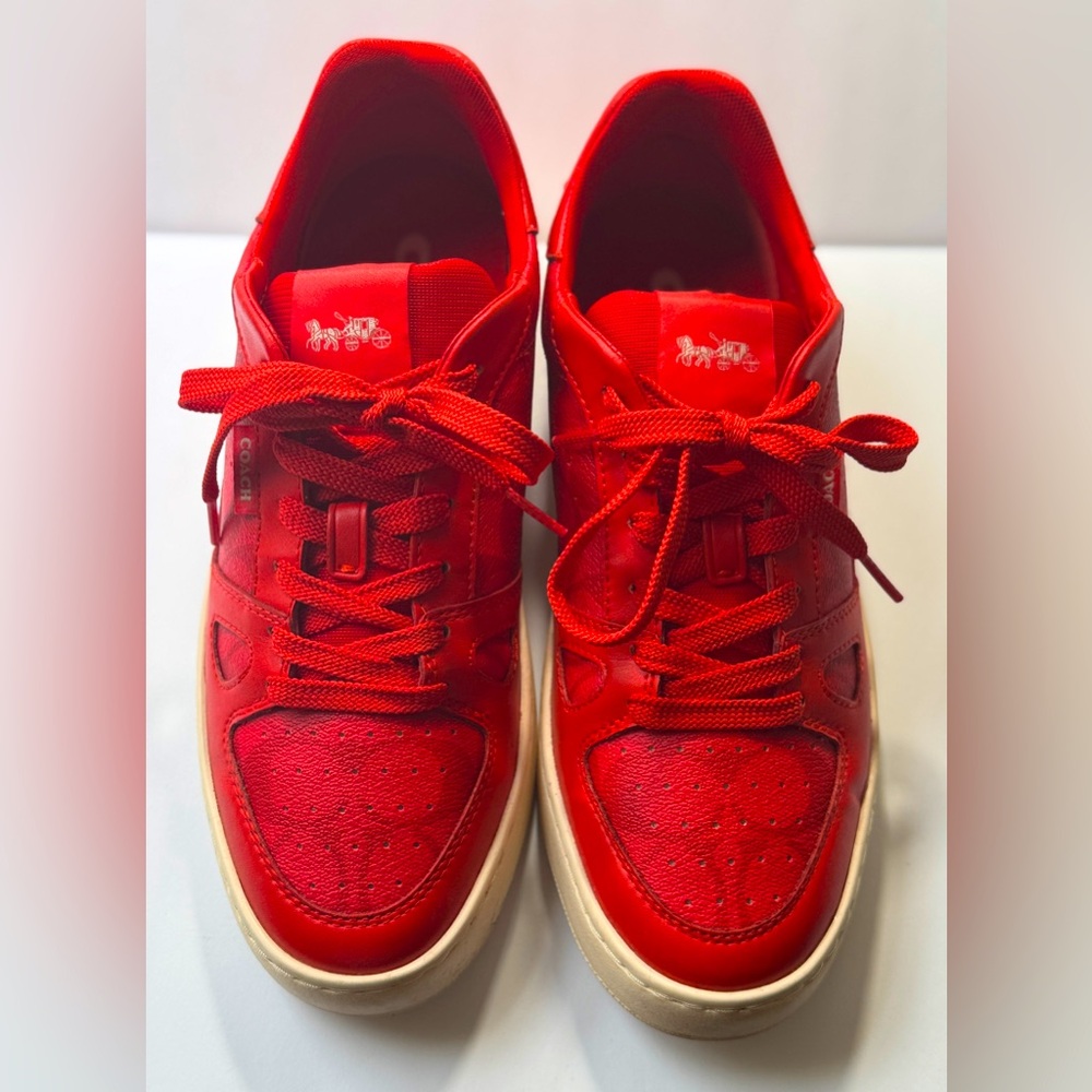 Used: Coach Red Sneakers (#139)
